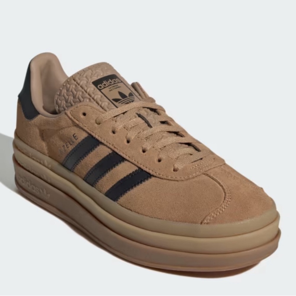 adidas Gazelle Bold Cardboard / Black / Gum - Picture 3 of 12